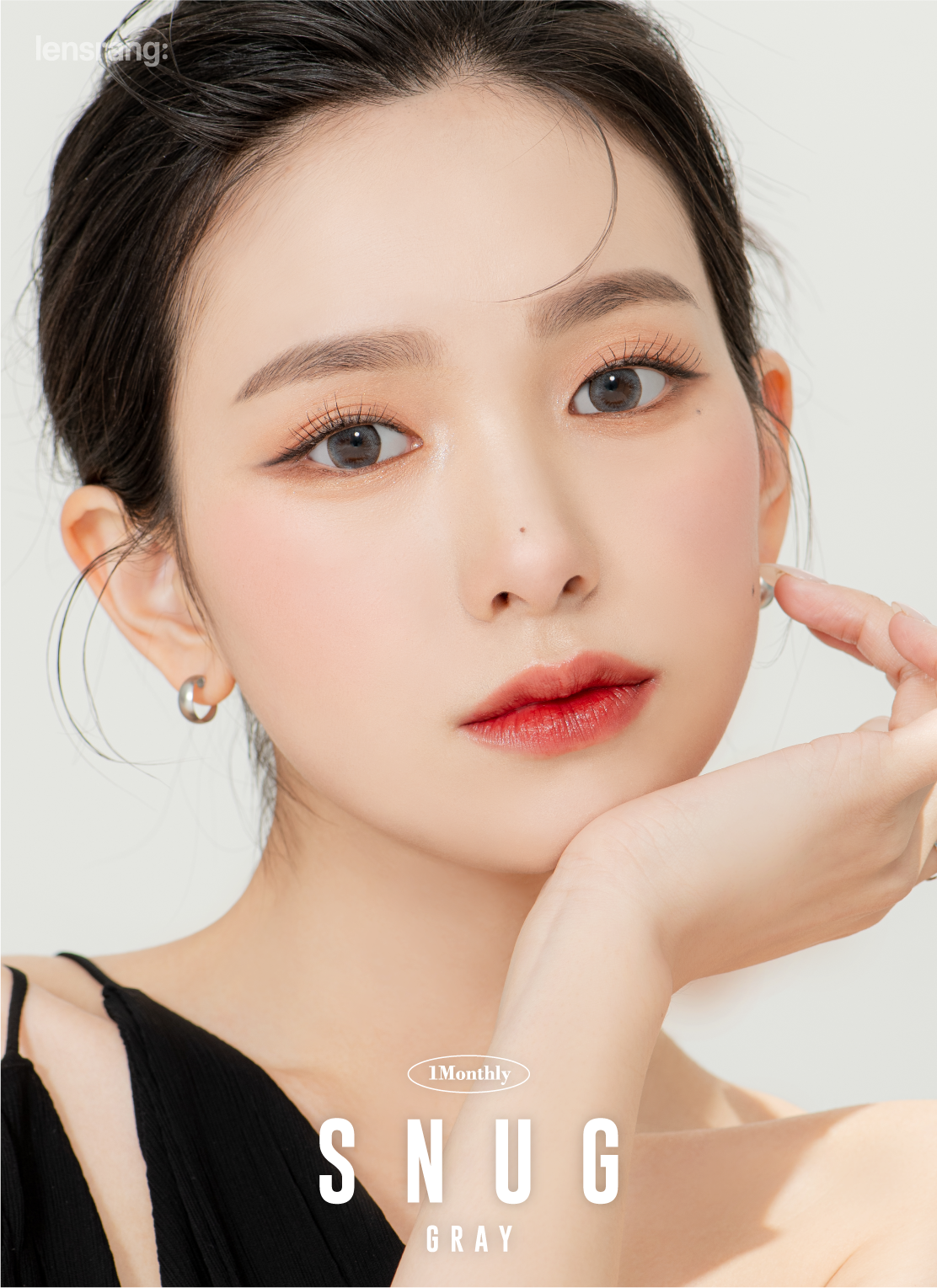 [렌즈랑] 한달용 스너그 그레이2p